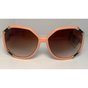 Vintage Sunglasses King Brand NOS 1980s Women’s Peach Frames Retro Rectangle